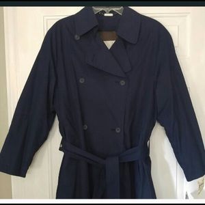 London Fog Navy Trench Coat